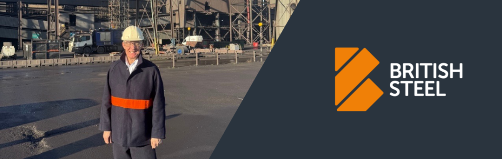 British Steel welcomes Steel Council leader to Scunthorpe headquarters